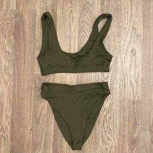 Olive green bikini